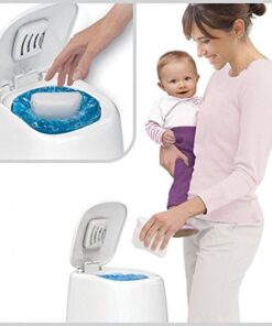 Playtex Diaper Genie Complete Diaper Pail with Odor Lock Technology, White 23 51RZsM7 bL