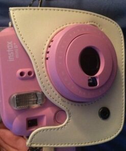 Fujifilm Instax Mini 8+ (Strawberry) Instant Film Camera + Self Shot Mirror for Selfie Use - International Version (No Warranty) Strawberry 61 51RdKVgP4kL