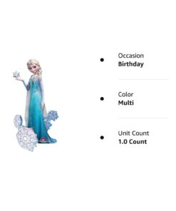 Frozen's Elsa The Snow Queen Airwalker Birthday Balloons Decoration - 57" Inches 19 51RehXk1Y0L