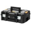 DEWALT TSTAK II Tool Box, 13 Inch, Flat Top, Holds Up To 66 lbs, Flexible Platforms for Stacking (DWST17807) 1 Count (Pack of 1) Flat Top Toolbox