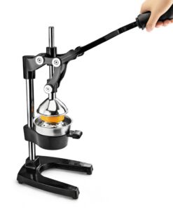 Alternative view of New Star Foodservice 46878 Commercial Citrus Juicer, Enameled Black
