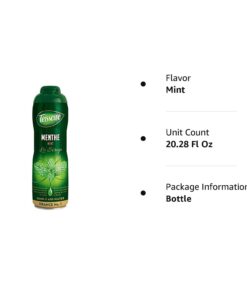 Mint Teisseire Concentrated Mint Syrup for drinks, sodas, and flavoring teas, 600 ml / 20 fl oz., Mint 20.29 Fl Oz (Pack of 1) 15 51RhdYeuKXL