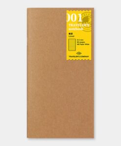 Alternative view of Midori Traveler's Notebook (refill 004) card/note holder