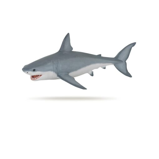 Papo - hand-painted - figurine - Marine Life - White Shark Figure-56002 - Collectible - For Children - Suitable for Boys and Girls - From 3 years old 1 Multicolor