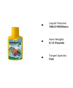 Tetra SafeStart Plus, For Newly Set-Up Fish aquariums, 100 ml, 3.38-Ounce 19 51RzkfkCGRL