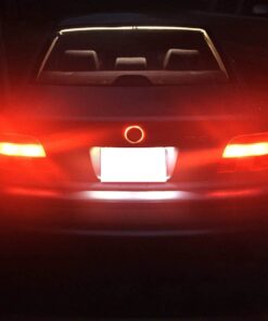 iJDMTOY Compatible With BMW Front Hood or Rear Trunk Lid, Brilliant Red 3.25-Inch 82mm Roundel LED Emblem Background Illumination Lighting Kit 19 51S3xtAtuFS