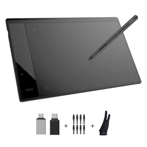 VEIKK A30 V2 Drawing Tablet 10x6 Inch Graphics Tablet with Battery-Free Pen and 8192 Professional Levels Pressure 10*6 inch A30-New Version