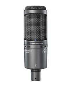 Audio-Technica AT2020USB+ Cardioid Condenser USB Microphone, With Built-In Headphone Jack & Volume Control, Perfect for Content Creators (Black) AT2020USB+ Black 24 51SAlkMG2L