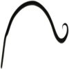 Hookery A-13 Curved Hanger with Upturned Hook, Black, 9-Inch 73 51SCCugm1L