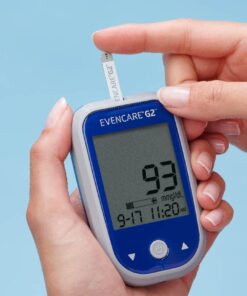 Alternative view of Medline EvenCare G2 Blood Glucose Test Strips, Self-testing with G2 Monitoring System, 6 Second Results, 50 Count System, 6 Second Results, 50 Count