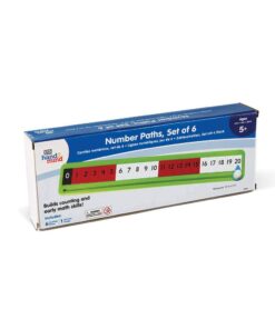 Alternative view of hand2mind Number Path Rekenrek, Number Lines for Students, Abacus for Kids Math, Math Manipulatives Kindergarten, Counting Rack for Kids, Counters for Kids Math, Kids Educational Toys (Set of 6)