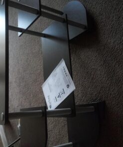 Furinno Turn-N-Tube Rounded Corner TV Entertainment Center, Black/Grey 6-Tiers with Round Corner 31 51SYYgjx7PL