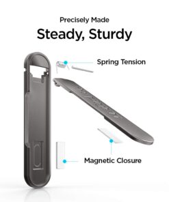 Spigen U100 Universal Kickstand Compatible with Any Cellphone - Black (US Patent Pending) 43 51Sgx7IXK L