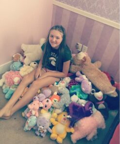 Creative QT Stuff ’n Sit Extra Large 38’’ Bean Bag Storage Cover for Stuffed Animals & Toys – Gray & White Stripe – Toddler & Kids’ Rooms Organizer – Giant Beanbag Great Plush Toy Hammock Alternative Grey/White Striped X-Large 34 51SoAINJMGL 2