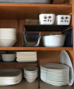 Deco Brothers Expandable Cabinet Shelf Organizer for Kitchen Cabinet and Counter, Bronze 44 51SoRXiS3WL