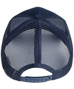 Sportoli Adult and Kids Cotton Blend and Mesh Snapback Trucker Baseball Cap Hat Navy 8 51SqqVbHu5L