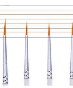 Fine Detail Paint Brush Set, 6 Pieces Miniature Art Brushes for Fine Detailing,Art Painting - Acrylic, Watercolor, Oil - Miniatures, Models, Airplane Kits, Nail White 12 51T17yBfx2L