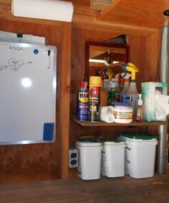 Whiteboard Set - Dry Erase Board 24 x 18" with 1 Magnetic Dry Eraser, 4 Dry Wipe Markers and 4 Magnets - Small White Hanging Message Scoreboard for Home Office School (24x18" Landscape) 24x18" Landscape 44 51TAVF93tOL