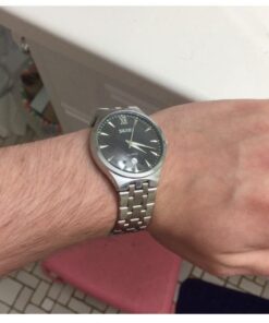 cofuo Mens Stainless Steel Analog Watch, Mens Luxury Wrist Dress Waterproof Watches, Quartz Classic Work Business Casual Watch with Roman Numeral Black 28 51TCBkA7lL