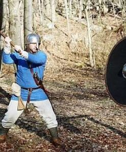 AnNafi® Medieval Shield Boss Small for Viking Buckler Shields | Handforged Handmade Combat Umbo Mount Polished Armour 14 Gauge for Round Shield Shield Boss Armor for SCA LARP Cosplay 13 51TCjVw9NLL