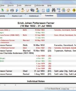 Individual Software Family Tree Heritage Platinum 9 PC Disc No 16 51TFe9400NL