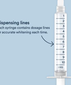 Auraglow 35% Teeth Whitening Gel Syringe Refill Pack, 35% Carbamide Peroxide, 30 Whitening Treatments, (3) 5mL Whitening Gel Syringes, Sensitive Teeth Whitening 27 51TUd3TjtrL