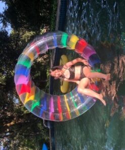 Greenco Giant Inflatable Pool Float, Inflatable Pool Floats, Inflatable Raft for Summer, Giant Pool Lounger, Pool Accessories, Lake Floats & Pool Toys, Summer Fun for Pool, Lake, Beach Party Wheel 23 51Tam8jQUgL