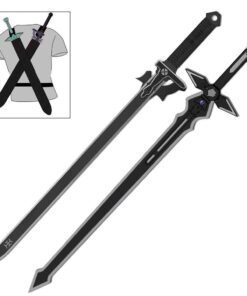 Alternative view of Armory Replicas™ - Titan Attack Kirito's Dark Repulser Elucidator Sword Set - Stainless Steel, Vibrant Colors, Exclusive Combos for Sword Art Online Anime Enthusiasts Black Sword Set