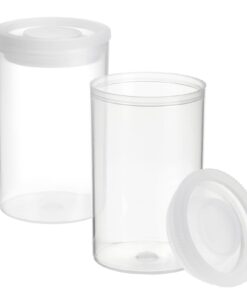 Juvale Film Canisters with Caps - 30-Count 35mm Clear Film Canisters, Transparent Storage Containers for Small Accessories 16 51TocZAhB9L