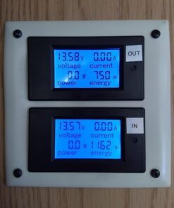 bayite DC 6.5-100V 0-100A LCD Display Digital Current Voltage Power Energy Meter Multimeter Ammeter Voltmeter with 100A Current Shunt 53 51TodkXDsL