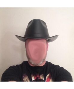 OccuNomix VCB200-06 Vulcan Cowboy Style Hard Hat with Ratchet Suspension, Black, One Size 32 51TqWBJajL