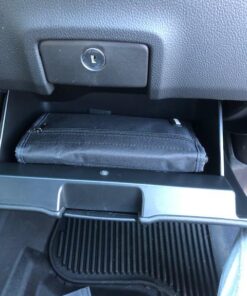 High Road Car Glove Box Organizer, Registration and Insurance Document Holder and Car Manual Holder with Flexible Secure Zippered Case and Note Pad Black 55 51TsxYJ P9L