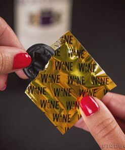 The Original Wine Condoms | Wine & Beverage Bottle Stopper | Air-Tight Grip | Prolong Beverage Freshness | FUNctional Novelty Gift | Food Grade 100% Rubber Latex | Tuxedo Black | Set of 6 21 51Tvo48lthL