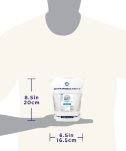 Pacific Ocean Gourmet Sea Salt - 2 lbs. Fine Grain by San Francisco Salt Company 2 Pound (Pack of 1) 15 51U a477TFL