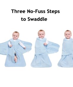 HALO 100% Cotton Sleepsack Swaddle, 3-Way Adjustable Wearable Blanket, TOG 1.5, Cream, Small, 3-6 Months Small (Pack of 1) 26 51U0ofiy67L