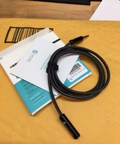 Syncwire 3.5mm Nylon Braided Aux Cable (3.3ft/1m,Hi-Fi Sound), Audio Auxiliary Input Adapter Male to Male Cord for Headphones, Car, Home Stereos, Speaker, iPhone, iPad, iPod, Echo & More – Black 3.3 ft (1 m) 37 51U1orOCuZL 3