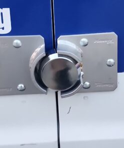 Master Lock Hasp, Solid Steel Hidden Hasp, 9 in. Wide, 770 27 51U2 9ohFzL