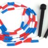 K-Roo Sports Jump Rope with Plastic Beaded Segmentation 7' Red/White/Blue 14 51U4Iq9yXjL