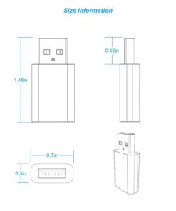 MOSWAG USB to USB C Adapter,Compatible with Apple MagSafe Watch 7/8/9/SE/Ultra,USB C Female to USB Male Adapter for iPhone 15 14 13 12 Mini Pro Max,iPad,Galaxy Note,Google Pixel 7 6 5 2 pack White 26 51U5CSMX24S