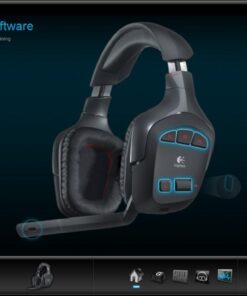 Logitech G Wireless Gaming Headset G930 with 7.1 Surround Sound, Wireless Headphones with Microphone 37 51U8gwuloFL