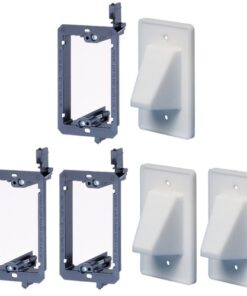 Arlington LV1-1CS Single Gang Low Voltage Mounting Bracket Device Low Voltage Bracket 1 Gang 33 51U9om7LOTL