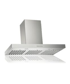 Alternative view of KOBE RAX2130SQB-WM-1 Brillia 30-inch Wall Mount Range Hood, 3-Speed, 750 CFM, Fits Ceiling Height 7'-8.5', Stainless steel