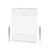 3 Pack Wall Sign Holder for 8.5" x 11" Exhibit Information and Directional Signage in Museums and Art Galleries Clear Acrylic Literature Sleeve with Two Sided Tape by Marketing Holders 16 51UEsSLnlML 1