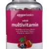 Amazon Basics Adult Multivitamin, 150 Gummies, 75-Day Supply, Mixed Berry & Cherry (Previously Solimo) 150 Count (Pack of 1) 81 51UGq3Yz 1L