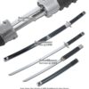 Musashi Double Bladed Samurai Katana Wakizashi 2 Pc Set 8 51UJ2XksZL