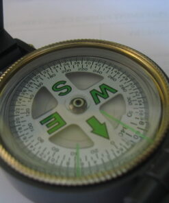 Alternative view of Coleman Company Pocket Compass with Plastic Case, Black/White