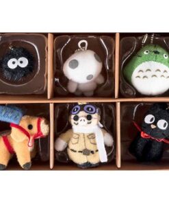 Alternative view of Sun Arrow Studio Ghibli Complete Box 6 Figure Mascots with Key Ball Chain Ver.2 (Japan Import)