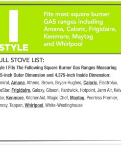 Range Kleen SGP-400 Chrome Square Range Pan / Yellow Label (4-PACK) 15 51UYZV2jvSL