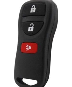 KEMANI Car Key Case for 2004-2009 Nissan Quest 5 Button Keyless Remote Entry Fob Shell with Button pad Replacement 10 51UYjGGHbLL