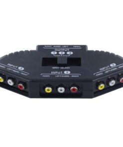 Fosmon A1602 RCA Splitter with 3-Way Audio, Video RCA Switch Box + RCA Cable for Connecting 3 RCA Output Devices to Your TV 20 51UZPNdO9VL